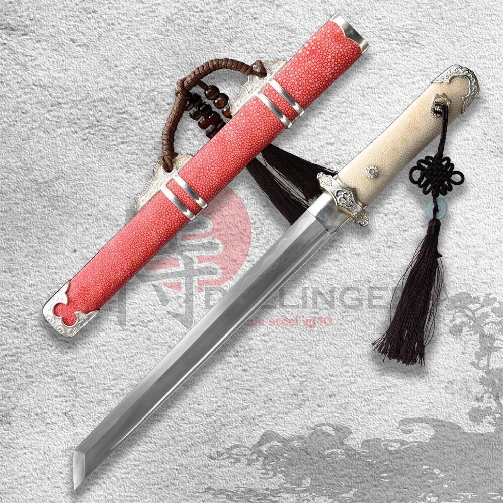 foto Japan Swords ��nsk� ceremoni�ln� dama�kov� replika AISI 1095